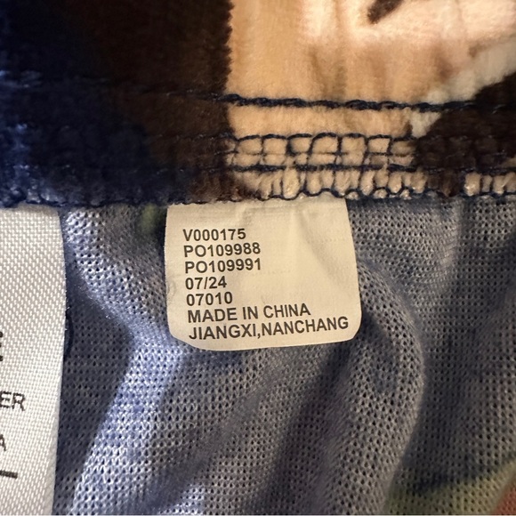 ELF Kids Pajama Bottoms in Navy with Fun Prints - Picture 7 of 15